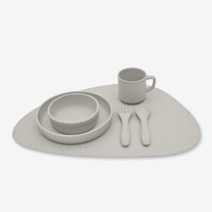 KIKKA BOO Silikonski podmetač Platinum Sand – prikaz 3