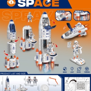 Svemirska raketa sa dva astronauta