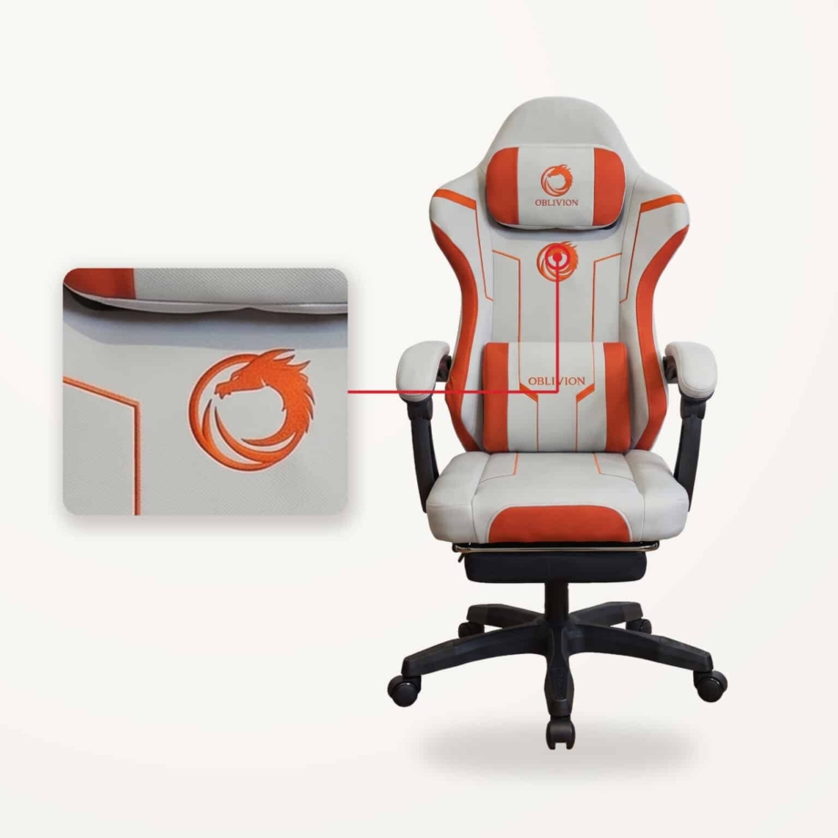 Gejmerska stolica Oblivion PHANTOM Sivo-narandžasta Gejmerska stolica Oblivion PHANTOM Sivo-narandžasta