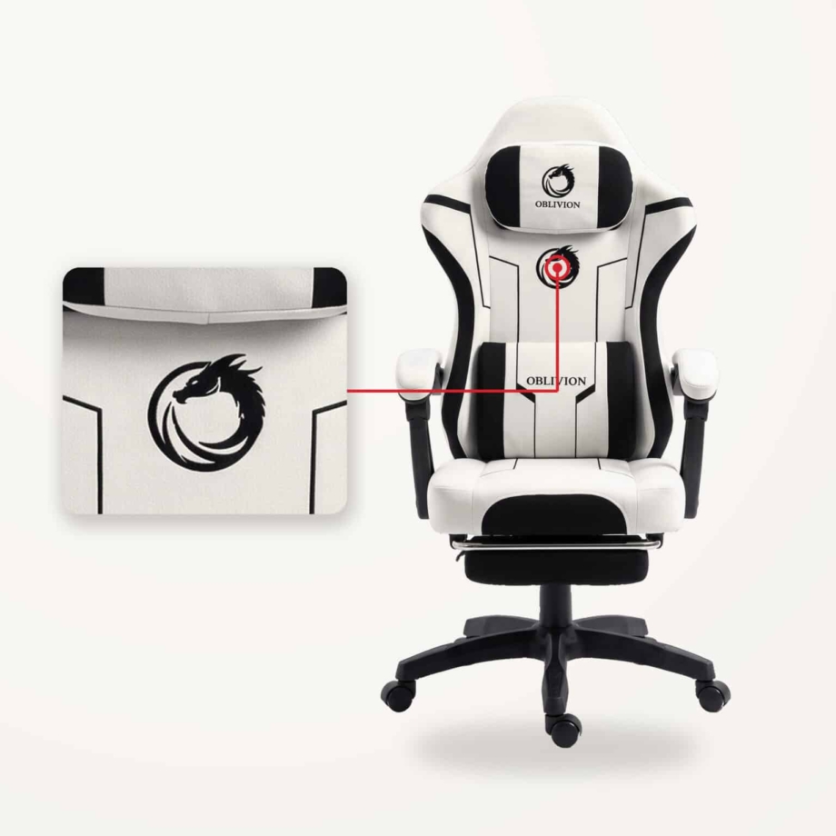 Gejmerska stolica Oblivion PHANTOM bela
